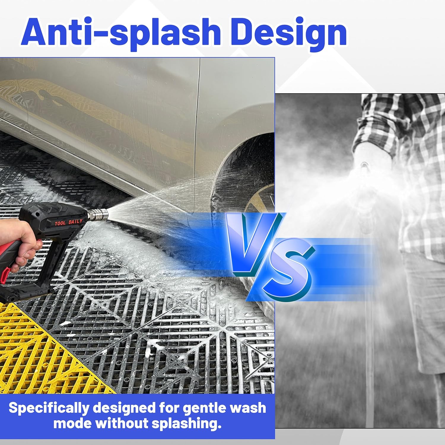 Pressure Washer Nozzle Tips for Soft Wash, Shower Nozzle for Pressure Washing with 1/4” Quick Connector, Stainless Steel Power Washer Shower Sprinkler for Car Washing and Gardening, 2 Pack