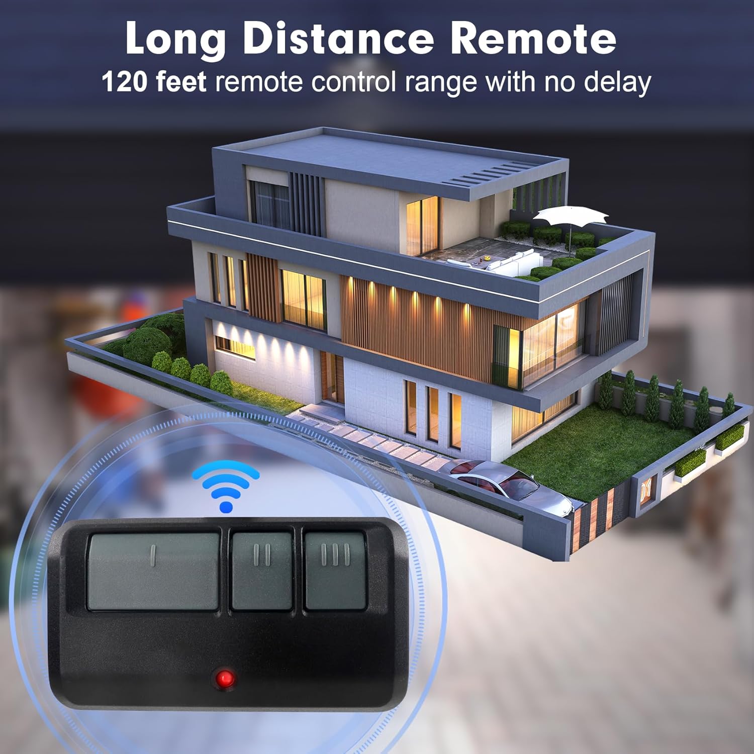 893MAX Garage Door Opener Remote, for LiftMaster/Chamberlain/Craftsman Garage Door Opener, Replaces 893LM G953EV-P2 371LM 373LM 890MAX 971LM 973LM 2 Pack