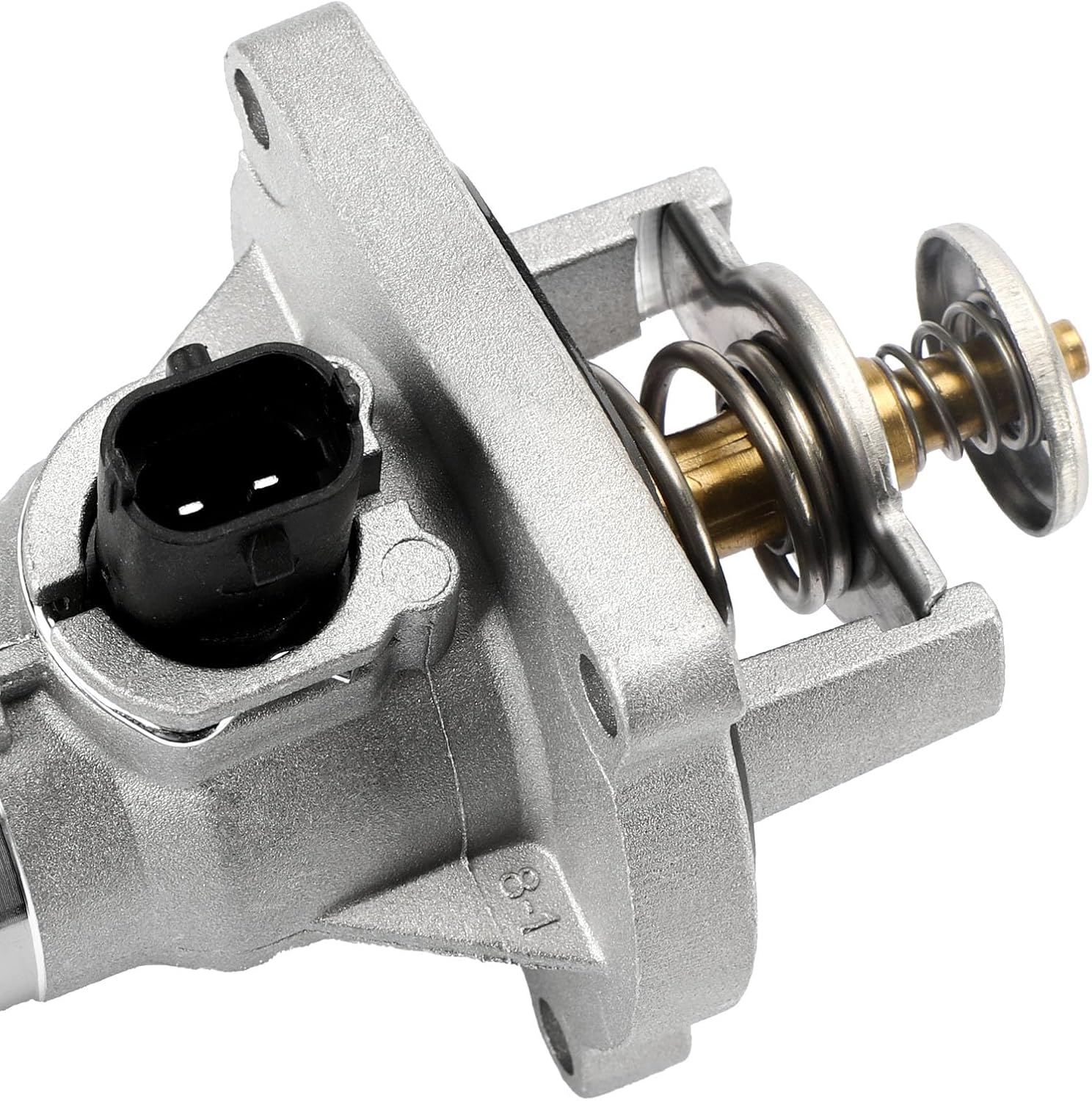 Upgrade Aluminium Thermostat Housing Assembly W/Sensors for Chevy Aveo Aveo5 2009-2011 Cruze 2011-2016 Sonic 2012-2018 Trax 2013-2018,Pontiac G3 2009-2010 - Replaces 902-821 96984104 55564891 55578419