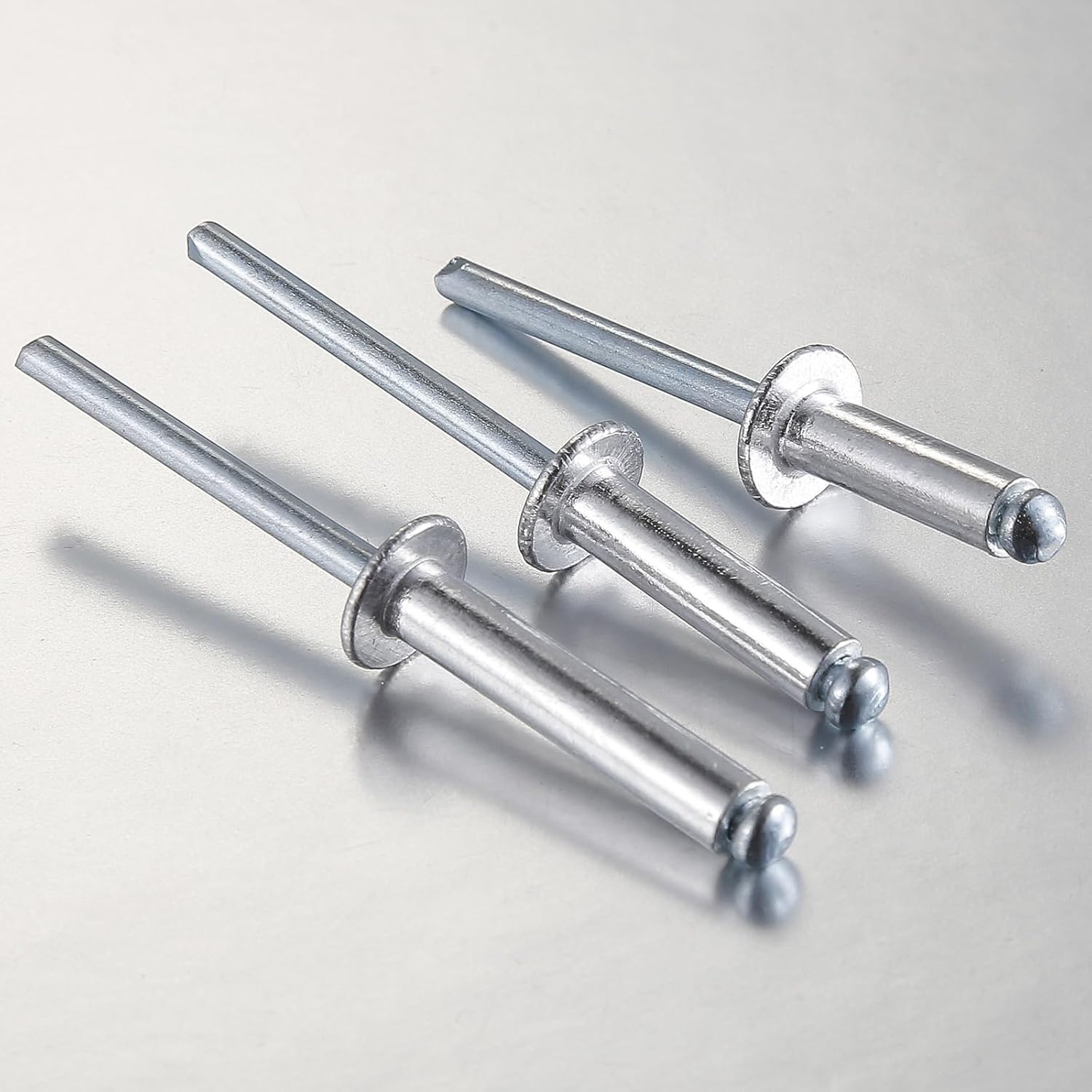 250Pcs 3/16"x1/2" Aluminum blind pro Rivets,Aluminum Grip and Steel Mandrel