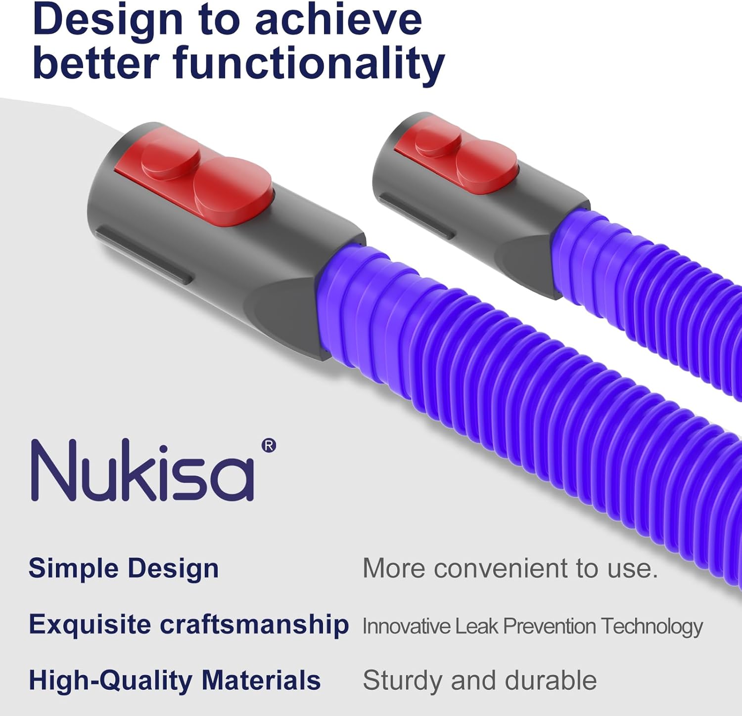 Dryer Lint Vacuum Attachment Compatible with Dyson V15 V12 V11 V10 V8 V7 Gen5 Cordless Vacuum Cleaner, Flexible Dryer Vent Cleaner Kit Lint Removal Tool Purple 【V7V8-V15】Dryer Lint Vacuum Attachment