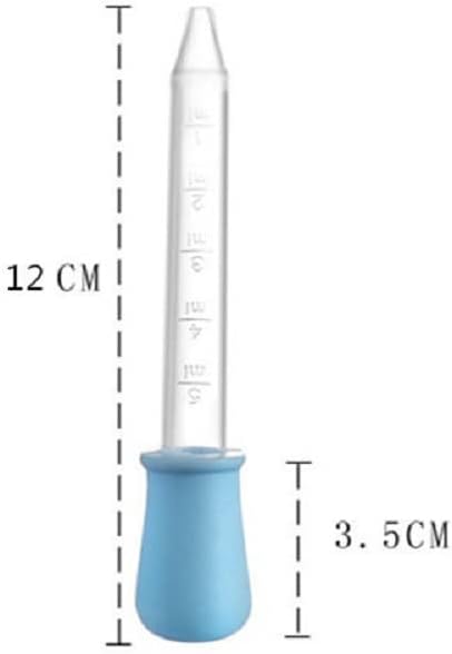 5ml Liquid Droppers Clear Medicine Silicone and Plastic Pipettes Eye Dropper with Bulb Tip for Kids Candy Molds 8 Pack