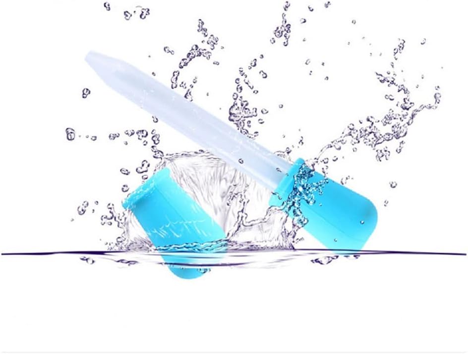 5ml Liquid Droppers Clear Medicine Silicone and Plastic Pipettes Eye Dropper with Bulb Tip for Kids Candy Molds 8 Pack