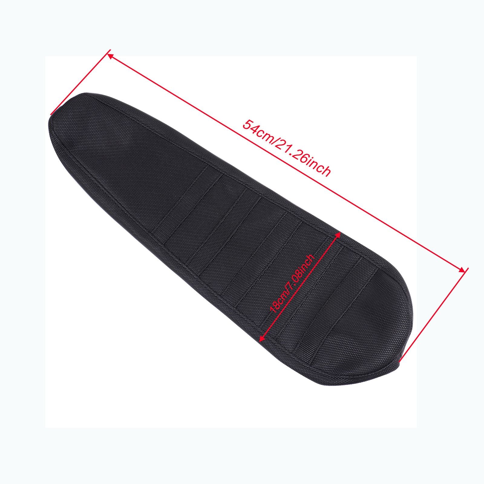 Sun Protection Motorcycle Seat Cover for Ridstar Q20 - Heat Insulation Waterproof Breathable Cushion Protector - UV Resistant Gel Seat Pad - White