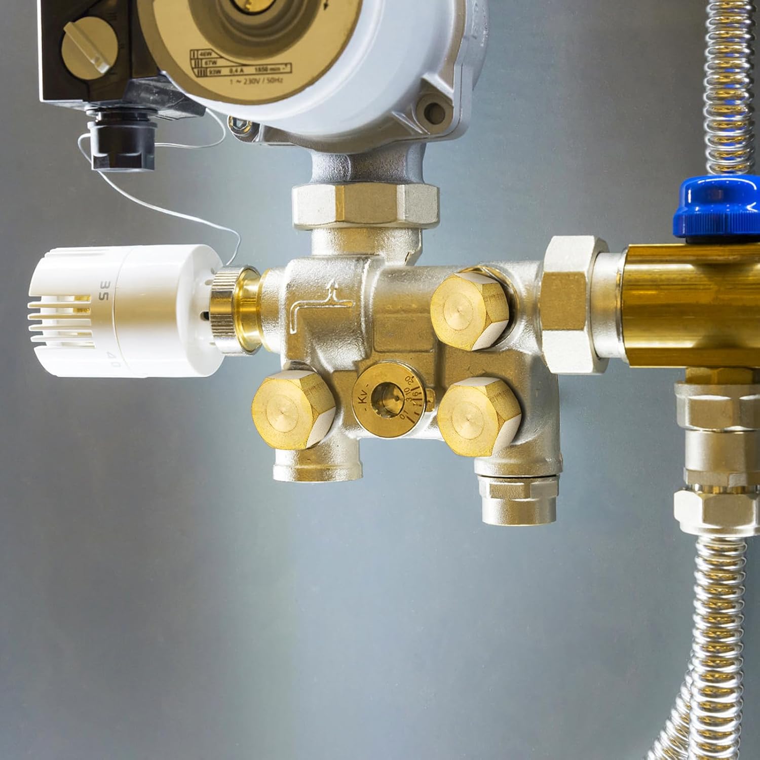 100 Pack Brass Compression Cap, Stop Value Caps, Drain Pipe Fittings for Hose Connector Nozzle Joints Outdoor Garden Water Air Line