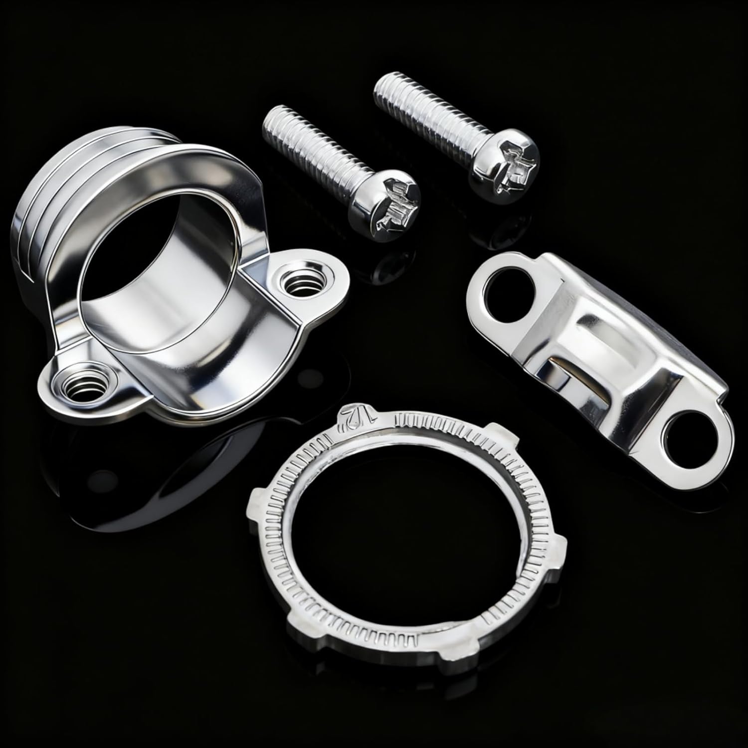 50 Pack 1/2 Inch Clamp Type Cable Connectors, Zinc Alloy and Steel Electrical Conduit Fittings for NM Cable, Rust Resistant Non-Metallic Wire Clamps to Protect Cables, Silver