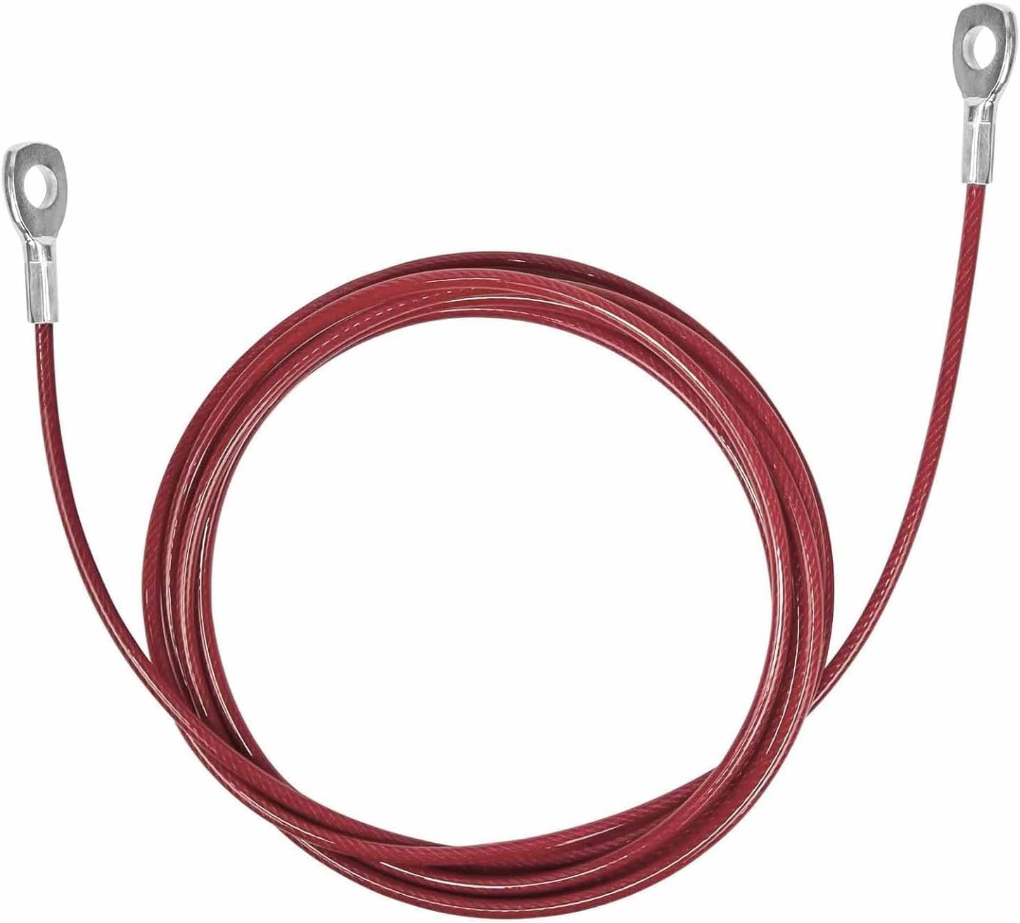 Replacement Cables for Home Gym, Fitness Pulley Cable, Weight Machine Cable -Thick 5mm 0.2inch Heavy Duty Steel Wire Rope Gym 138''