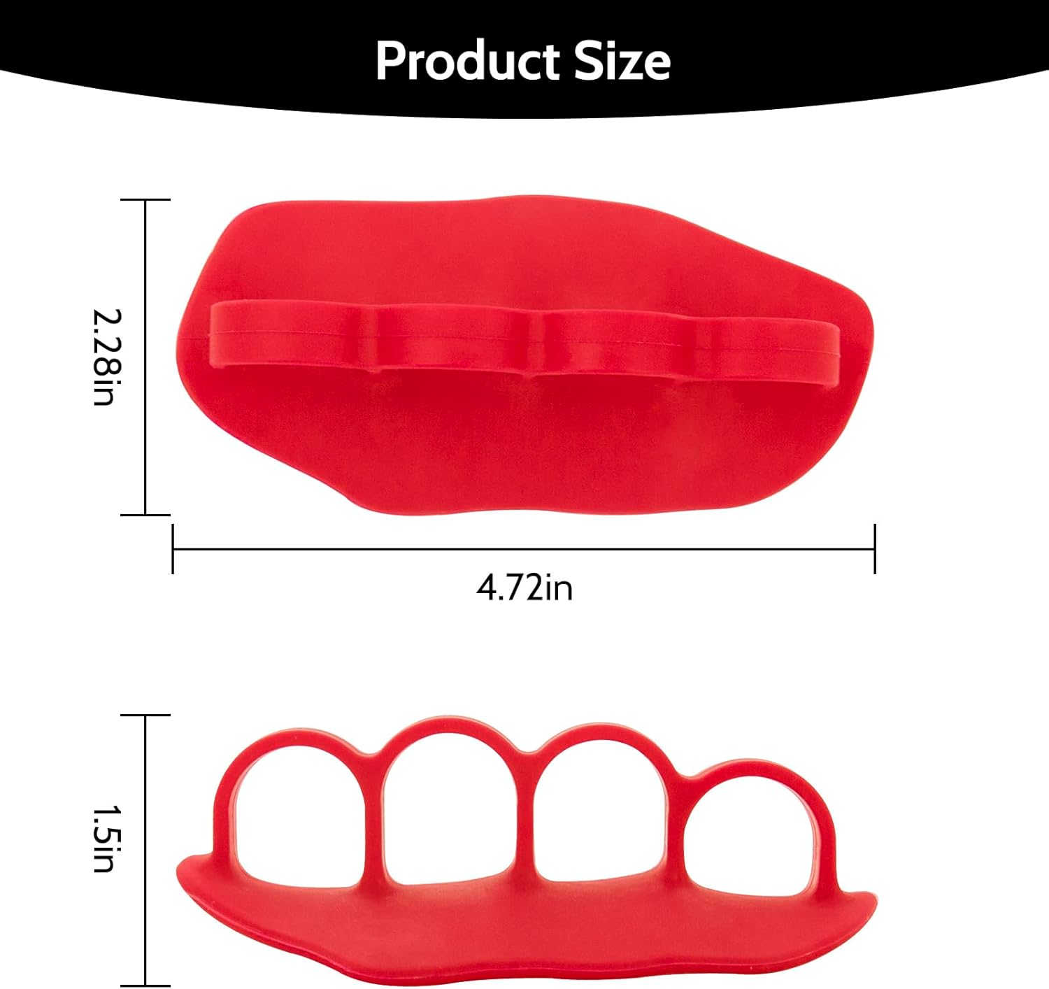 Anti-Slip Workout Grips: New Rubber Gym Grips Deadlifts Palm Protection Gloves for Weight Lifting, Dumbbell, Deadlift, Bar Pad Pull Up Grippers, Training and Exercise Men Women Red Pair