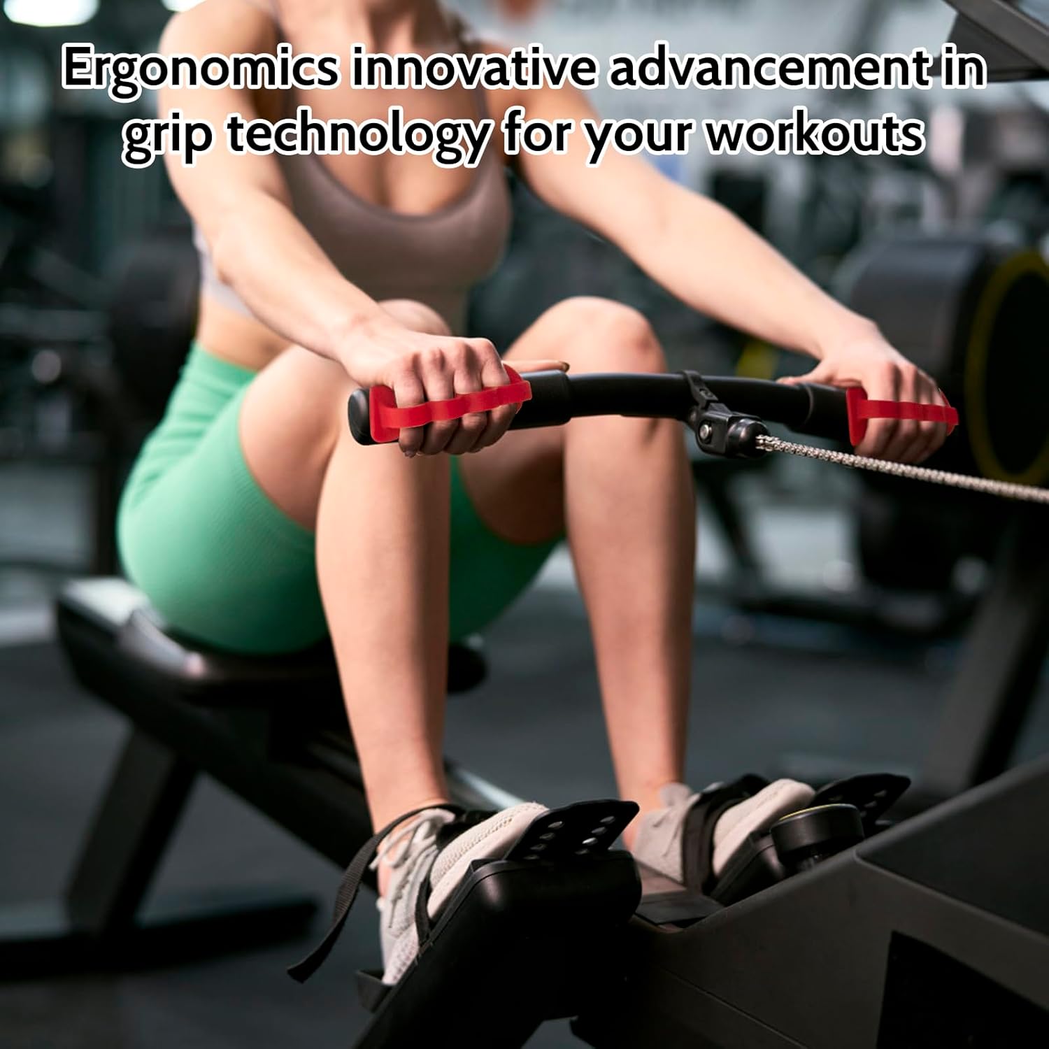 Anti-Slip Workout Grips: New Rubber Gym Grips Deadlifts Palm Protection Gloves for Weight Lifting, Dumbbell, Deadlift, Bar Pad Pull Up Grippers, Training and Exercise Men Women Red Pair