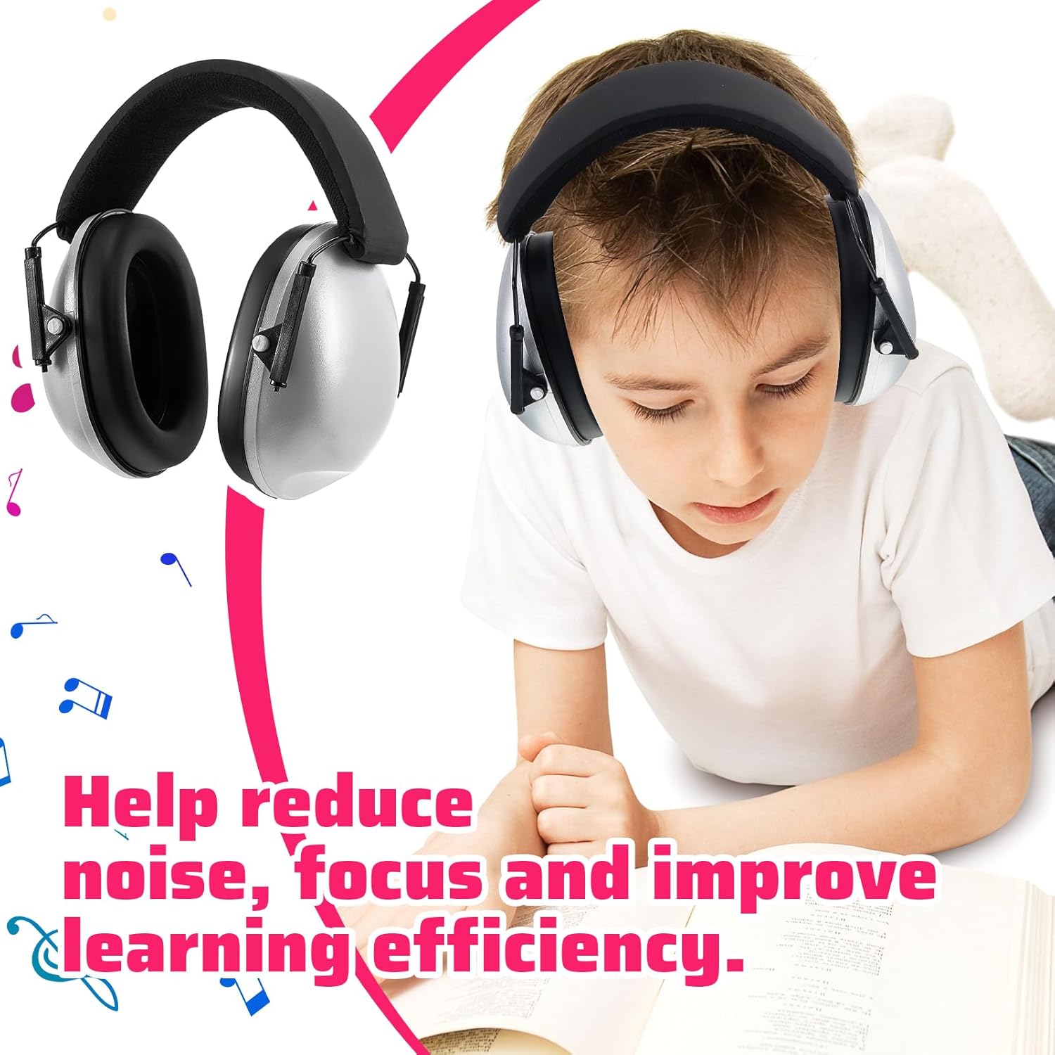 8 Pcs Kids Ear Protection Noise Cancelling Headphones Reduction Muffs 27dB Hearing 8 Colors Colors
