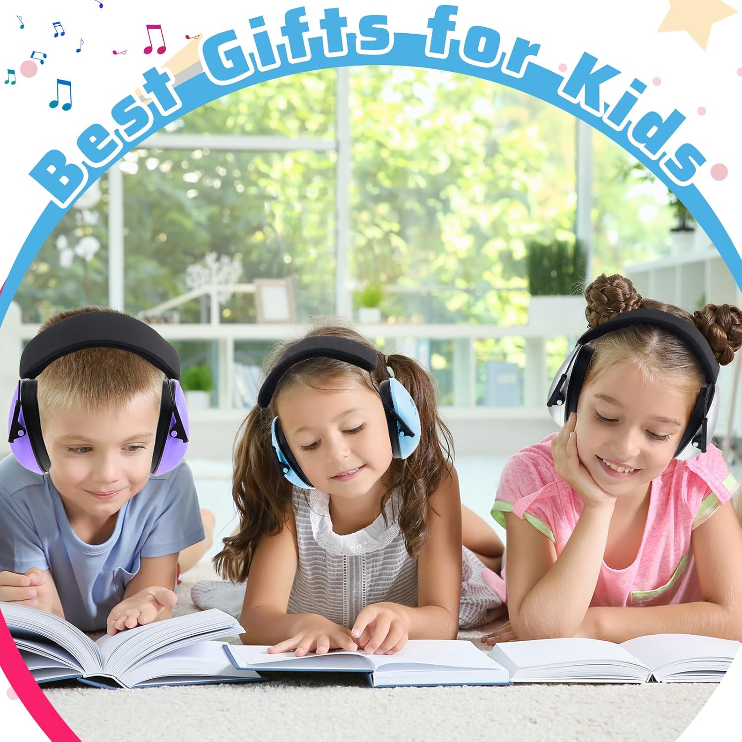 8 Pcs Kids Ear Protection Noise Cancelling Headphones Reduction Muffs 27dB Hearing 8 Colors Colors