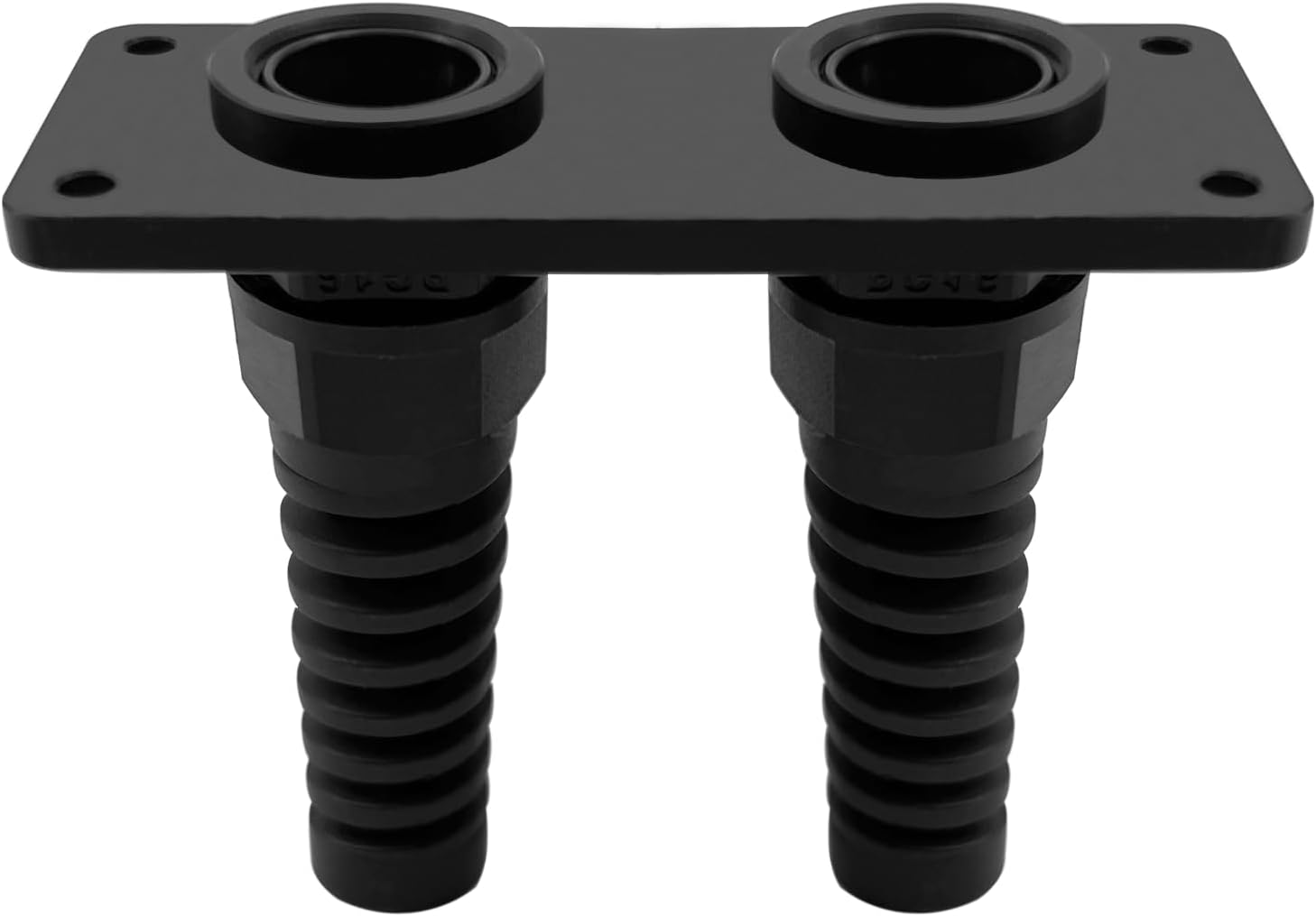 PG16 Cable Gland with Anodized Aluminum Base Antirust Anti-corrosive Waterproof IP68 Nylon Joint Adjustable Locknut for 8-14mm Wire Thread Integrated Two
