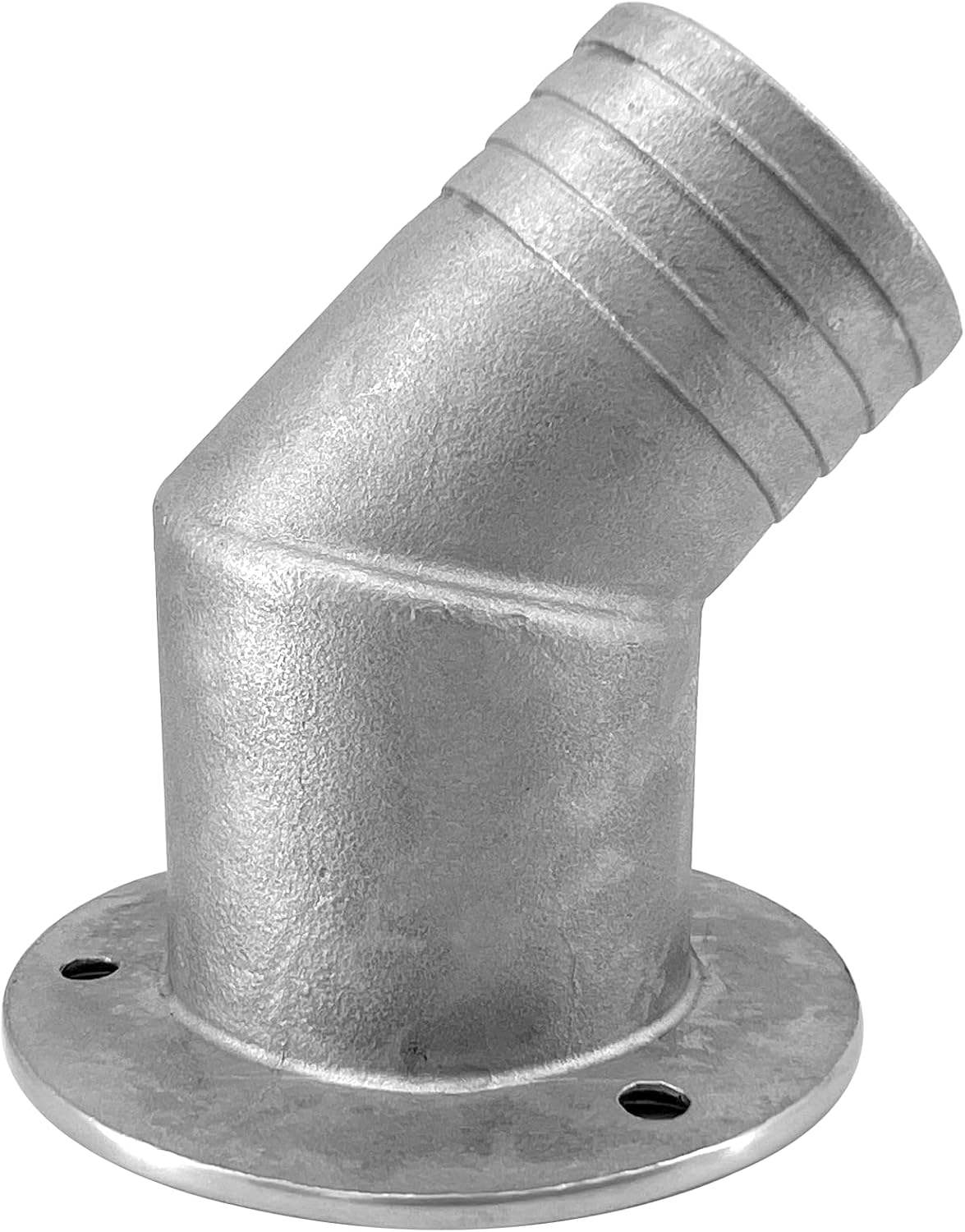 1-1/2" 38mm Boat Gas Deck Fill/Filler with Keyless Cap Screws, Marine Mirror Polished 316 Stainless Steel Hardware Angled Neck for Yacht Caravan