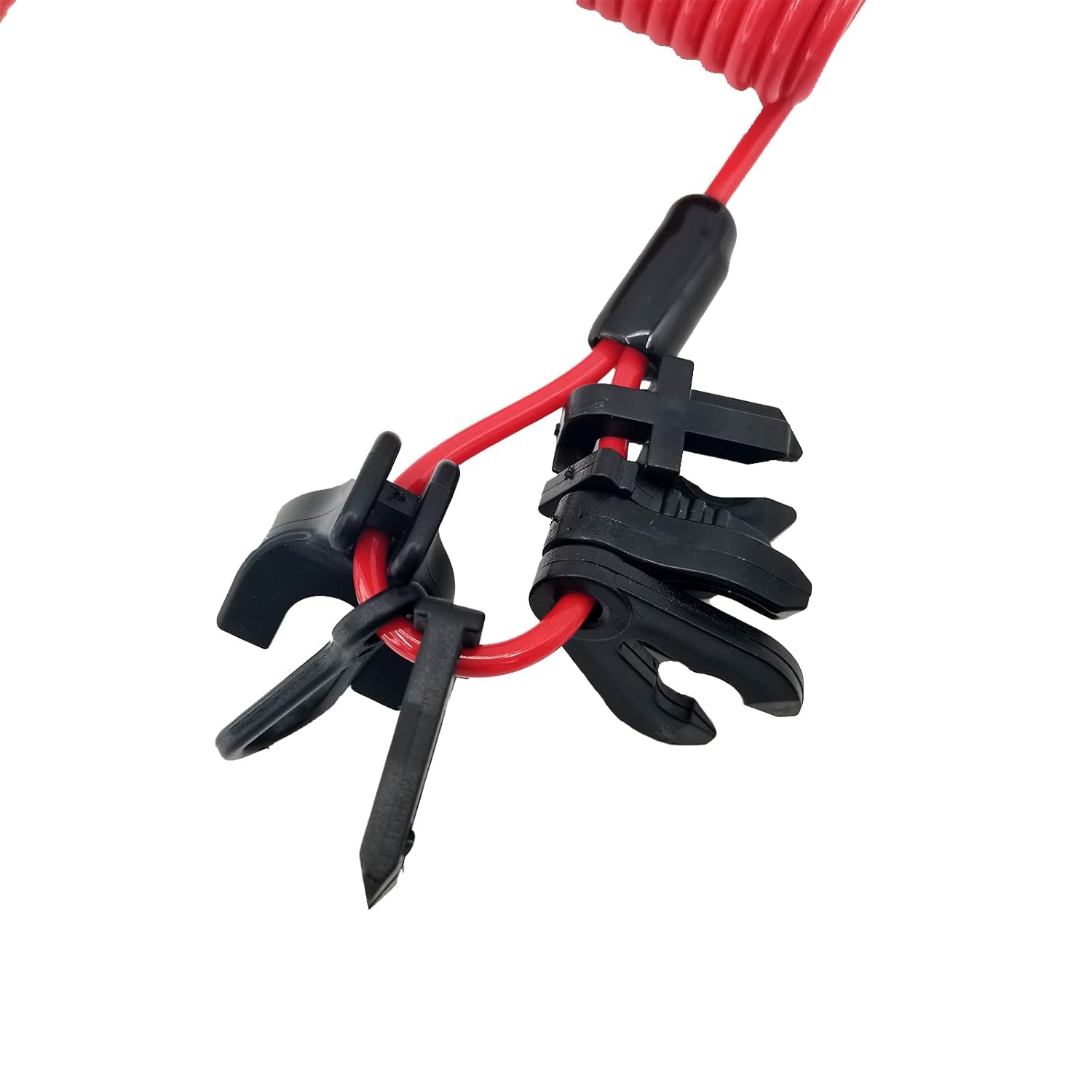 Universal Boat Kill Switch Key Set, Safety Stop Connector Lanyard Cord Replacement for Mercury, Yamaha, Honda, Tohatsu, Johnson, Evinrude, Suzuki