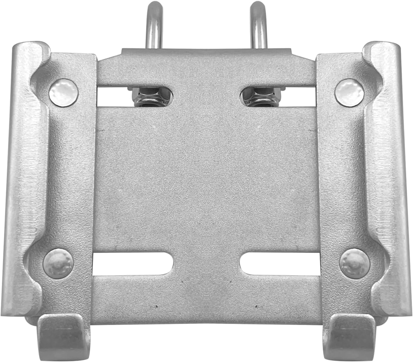 Stainless Steel Horizontal Stanchion Rail Mount Anchor Bracket, Fluke Bracket Rugged Durable High Hardness Fits 7/8" to 1" Rails for Boats Yachts Ships