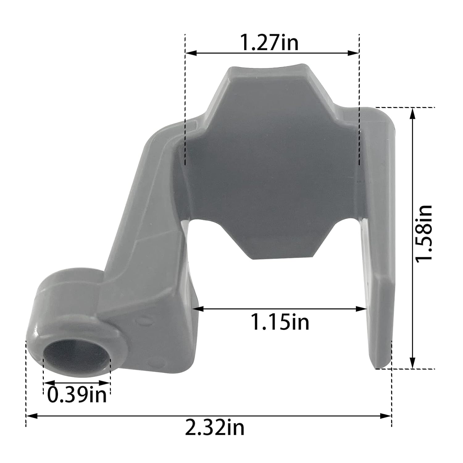 4 Pcs Square Rail Fender Bumpers Hanger/Adjuster/Clip Docking for Bumper, Pontoon Boat Clips