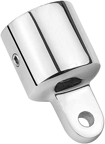 Mirror Polished Marine Bimini Top Cap Tube 1" 25.4mm External Eye End for Boat Heavy Duty Fitting Hardware 316 Stainless Steel