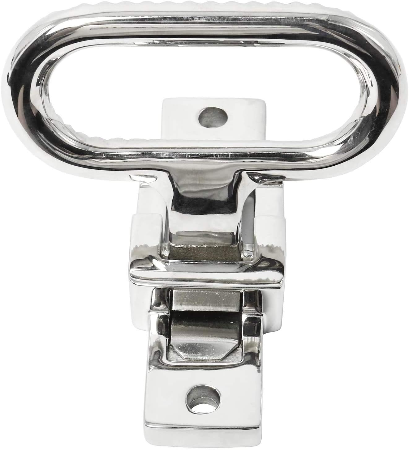 Heavy Duty 316 Stainless Steel Folding Mast Step with Diamond Tread Pattern for Boat,Yacht,Car,Truck