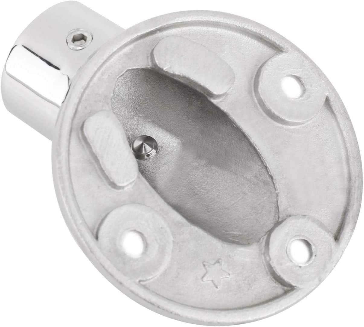 7/8'' 22mm 30 Degree Heavy Dudy 316 Stainless Steel Marine Tube Boat Hand Rail Round Base Bimini Top Fitting Hardware