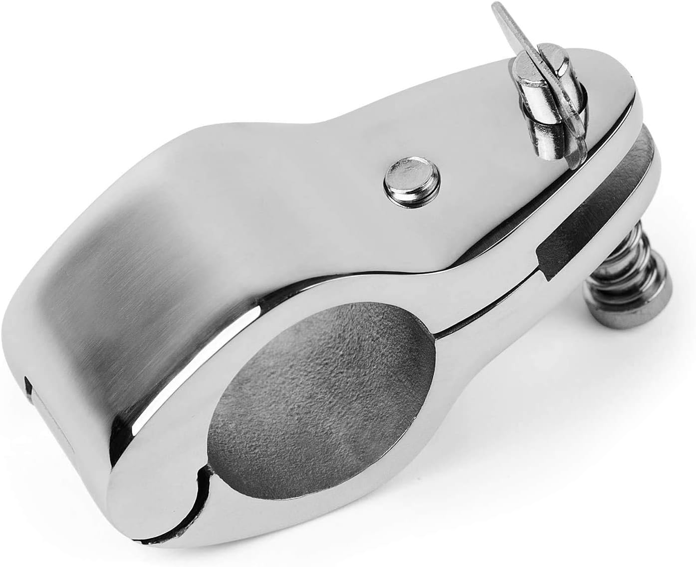Set of 2 Stainless Boat Bimini Top Hinged Jaw Slide 1" 25 mm