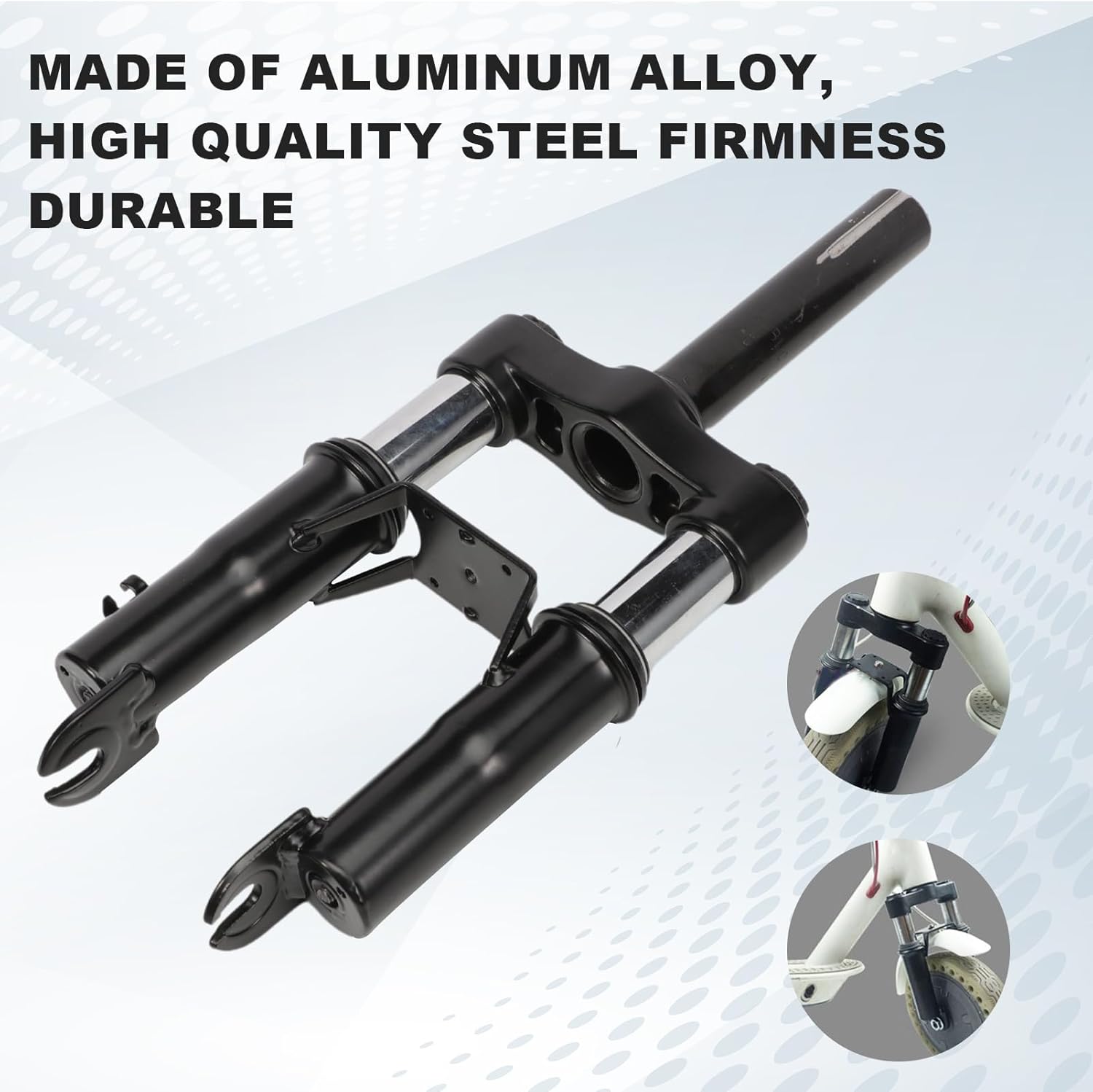 Front fork shock absorber mounting set for Xiaomi M365 Pro/Pro2/1S/Essential Lite/Mi 3 mudguard/footrest/scooter shock absorption parts