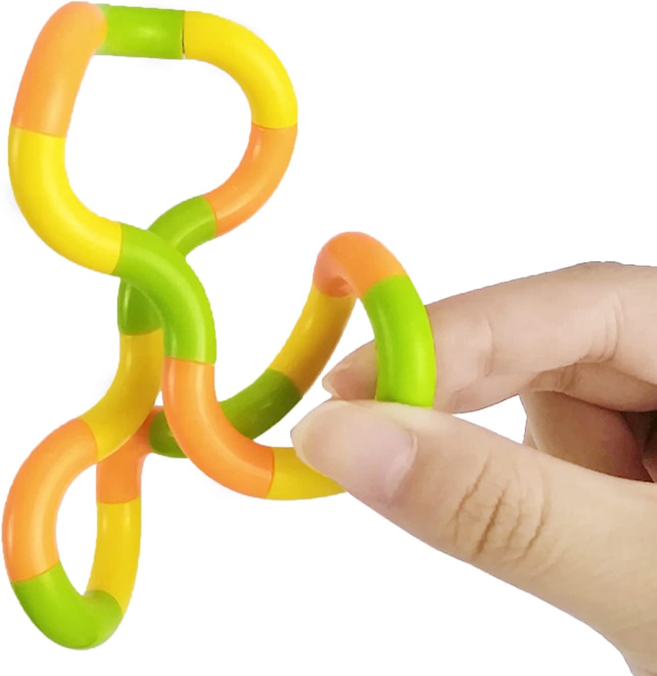 6 Pcs Tangles Fidget Toys Tangles Fidget Tangles Relax Therapy Stress Relief Feeling Winding Toy A