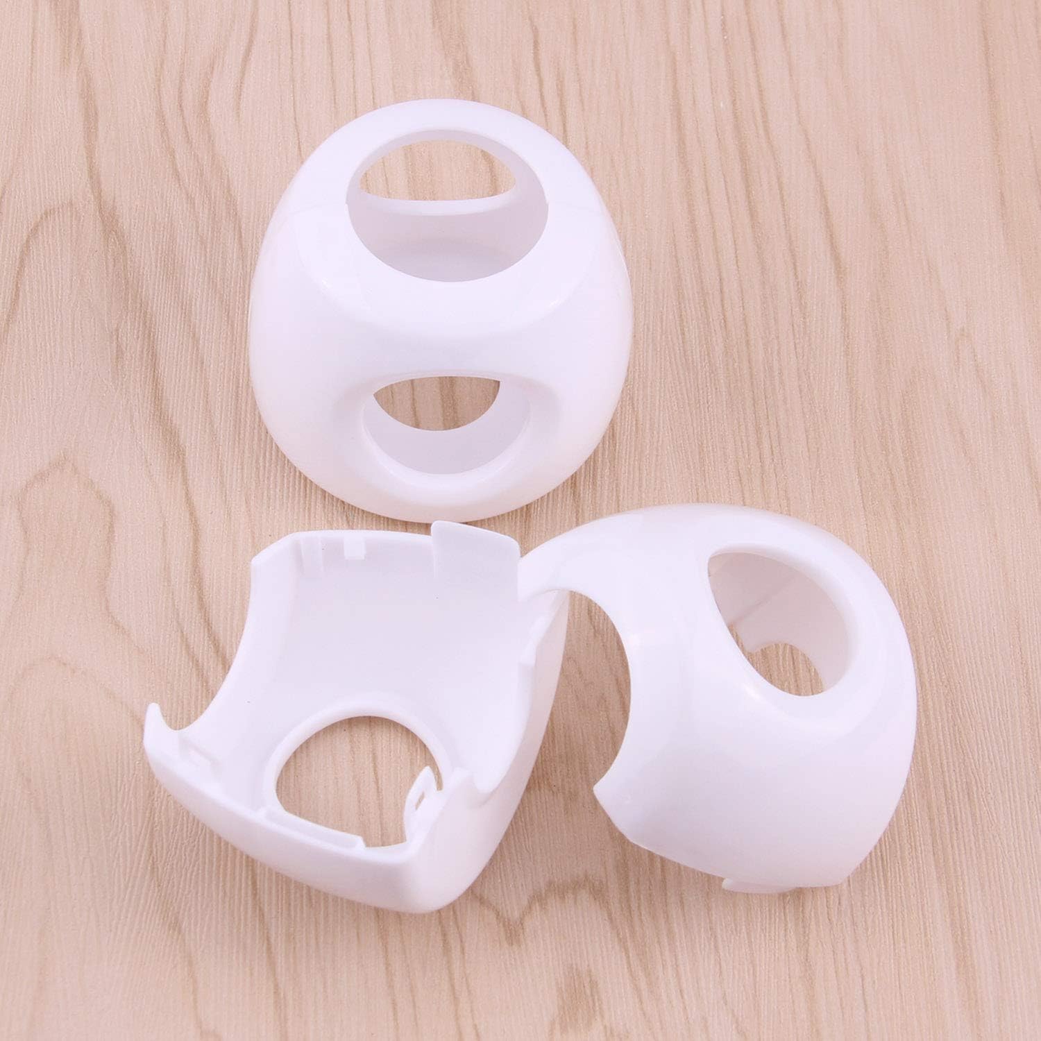 6 Pack Child Safety Door Knob Cover Baby Doorknob Handle Cover, Kids Proof Door Knob Covers Lockable Design for Home Bedroom Living Room Kangkangk