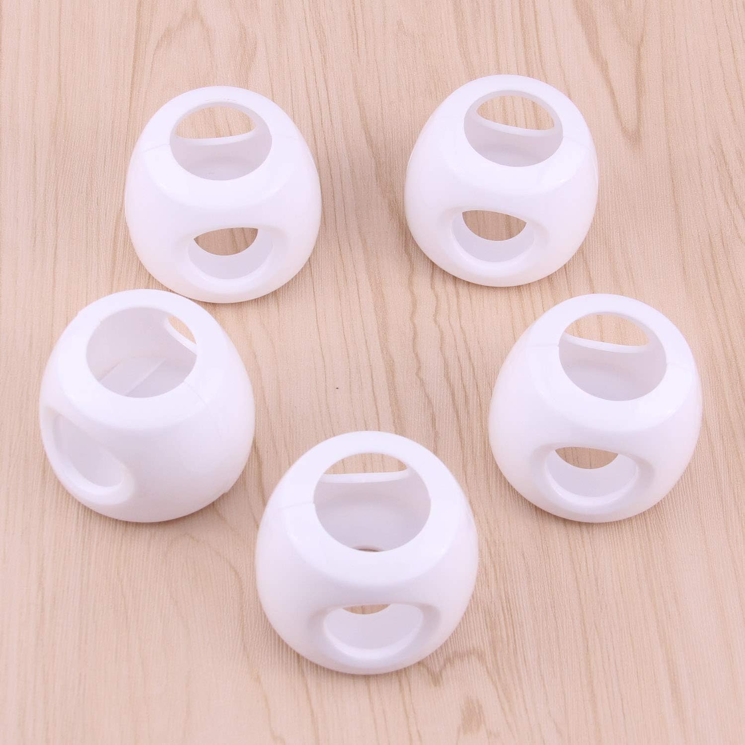 6 Pack Child Safety Door Knob Cover Baby Doorknob Handle Cover, Kids Proof Door Knob Covers Lockable Design for Home Bedroom Living Room Kangkangk