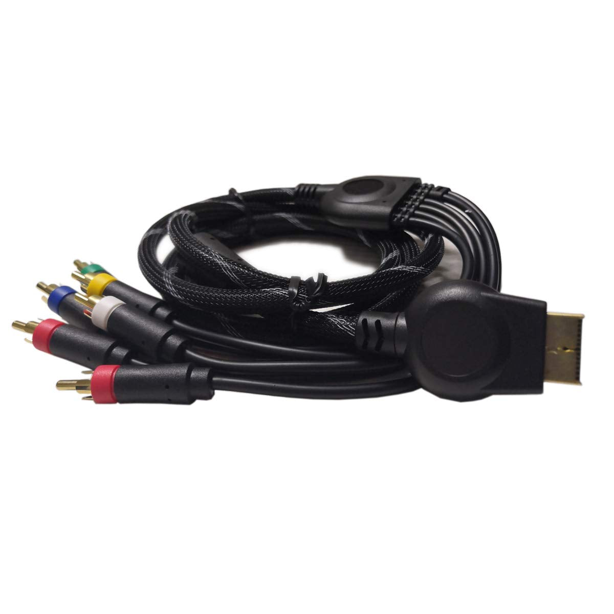 Component Audio Video Cable for PS2 / PS3 / PS3 Slim, HD Multi Out Composite RCA Audio Video Cable for PS3 6 Feet