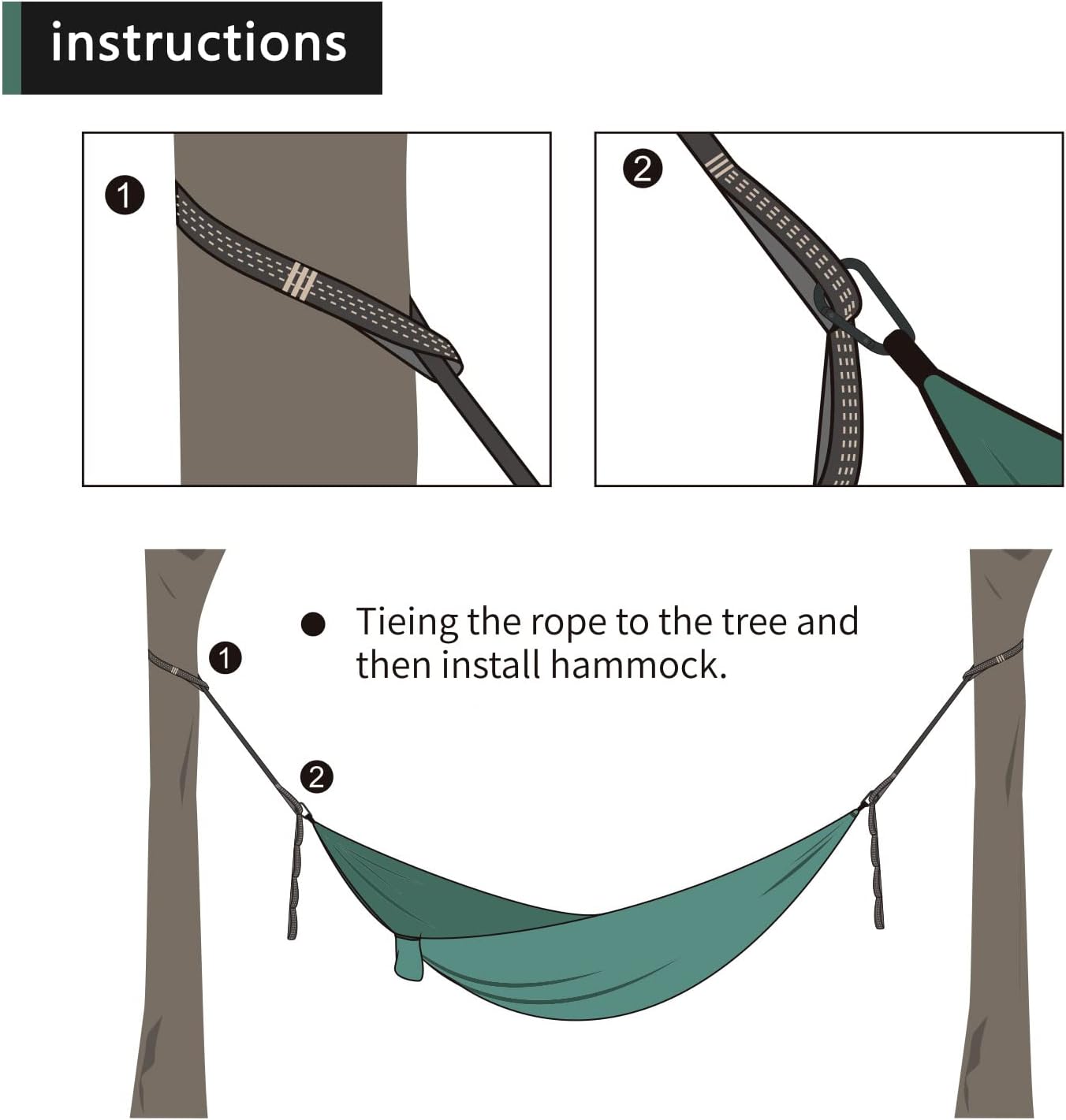 Hammock Tree Straps Tree Swing Straps Kit Best 9.2 FT Holds 1320 LBS 14+1 Adjusting Ring Straps Suitable for All hammocks