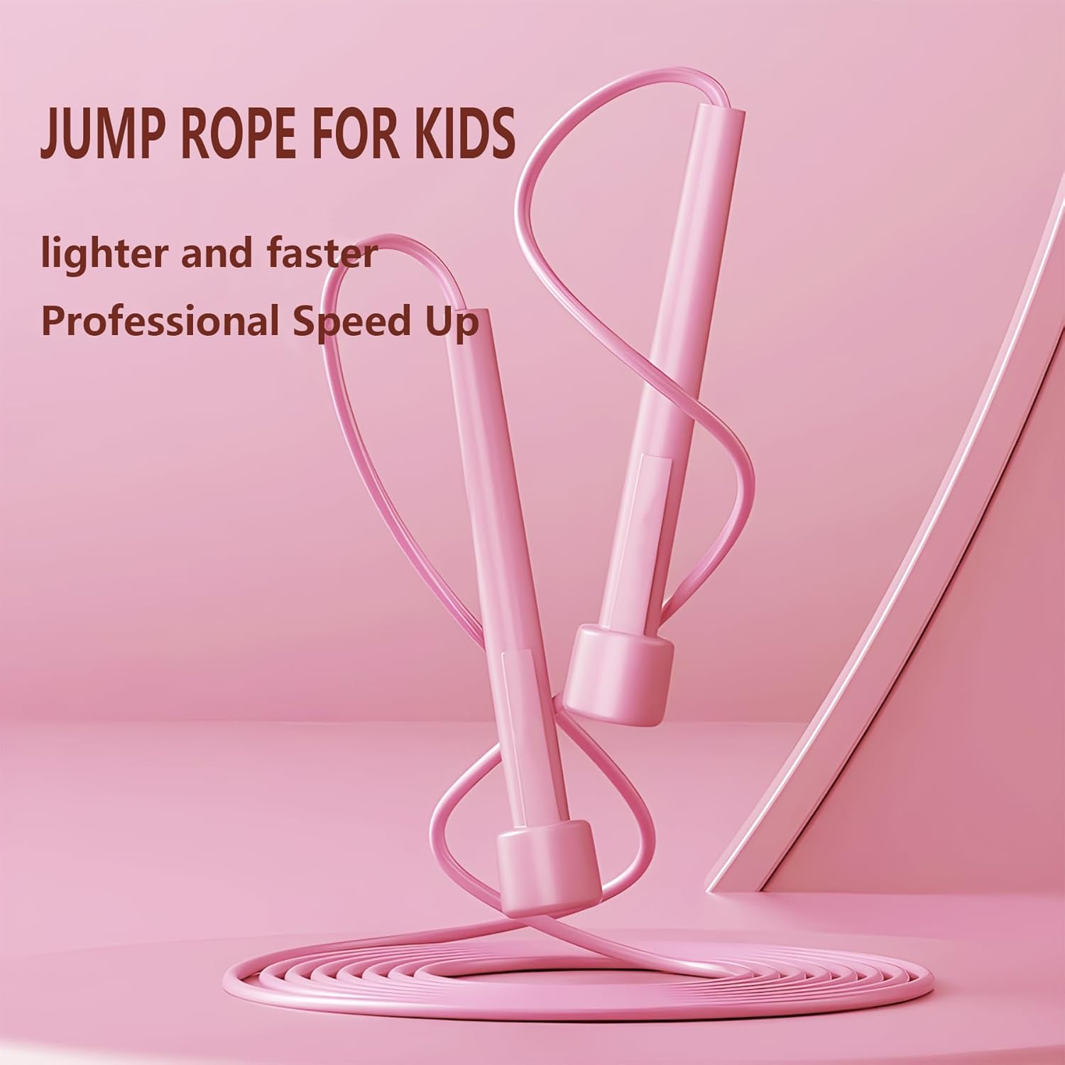 Kids Jump Rope, 3-Pack Set, Jump Rope for Kids 8-12, Beginners, and Adults - Lightweight, Tangle-Free, Adjustable PVC Rope - Jump Rope Kids, Jump Rope for Women 3 pcs