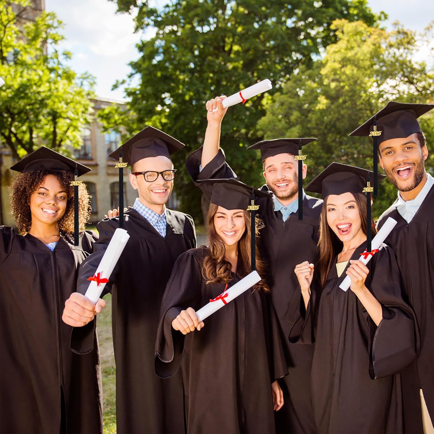 2025 Graduation Tassel, 1Pcs Graduation Cap Tassel 2025 Grad Graduation Tassel for 2025 Graduation Ceremonies Accessories Black