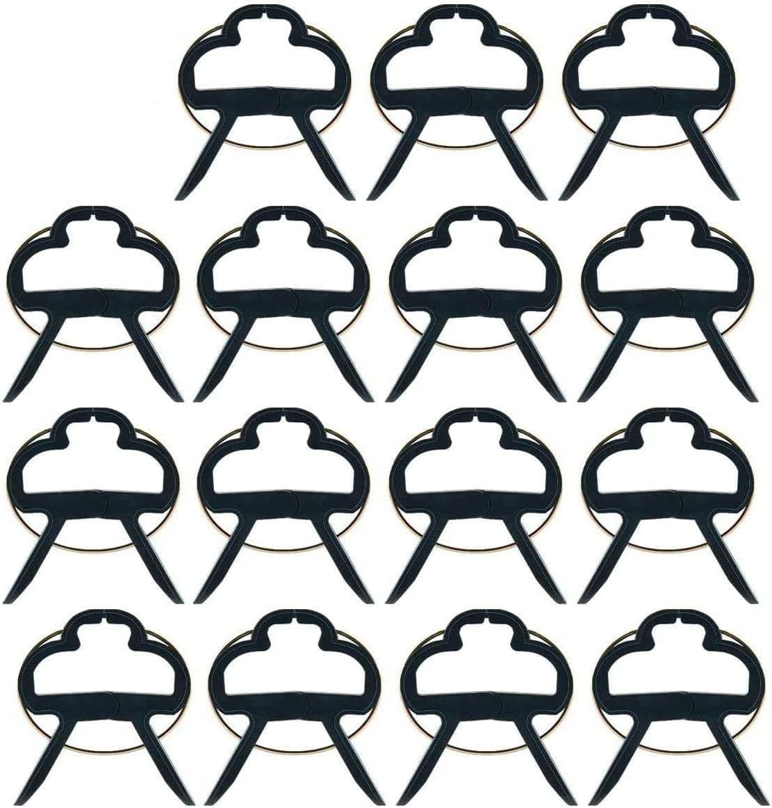 100 Pack Plant Support Clips for Flowers, Vines, Tomatoes - Garden Stem and Stalk Support for Upright Growth Large Size
