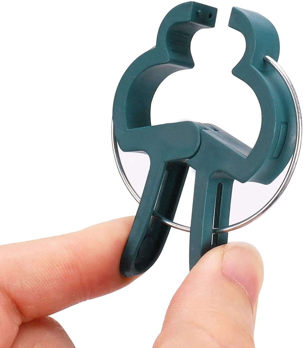 100 Pack Plant Support Clips for Flowers, Vines, Tomatoes - Garden Stem and Stalk Support for Upright Growth Large Size