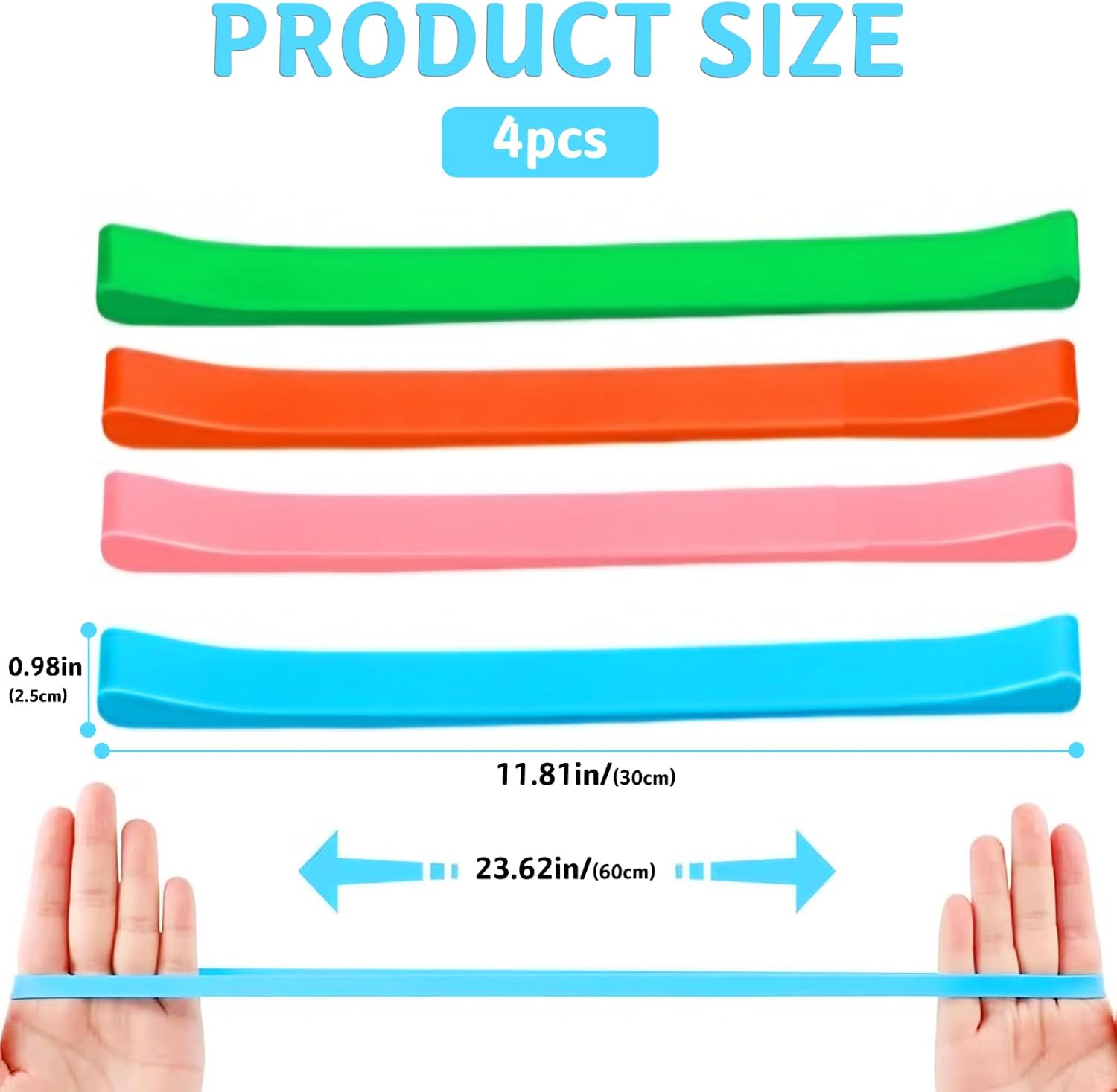 Towel Bands 4 Pack , Stretch Silicone Beach Towel Clips for Beach Pool & Cruise Chairs, Summer Beach Trip Essentials