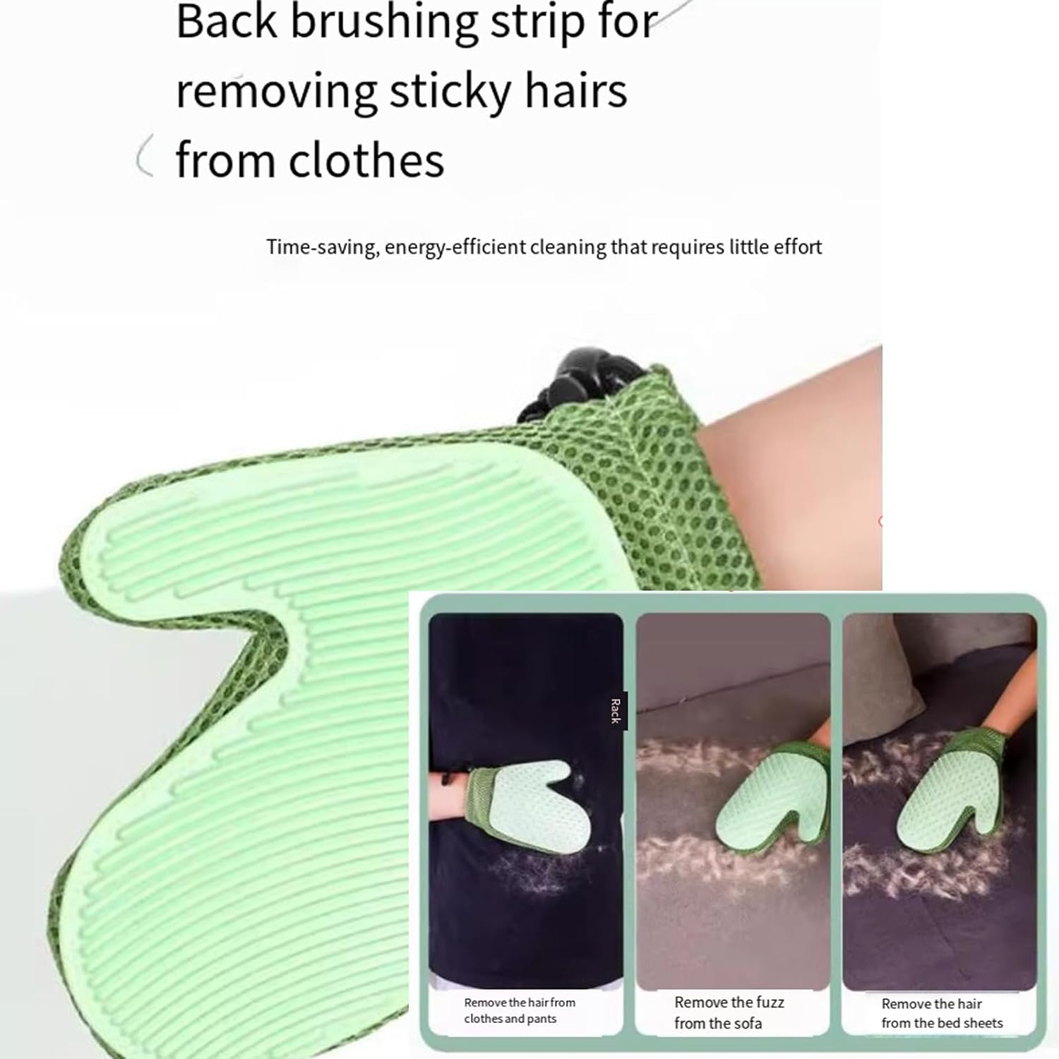 All-in-One Grooming Mist Glove for Pets, Grooming Mist Glove for Pets, Say Goodbye to Messy, Use Soothing Spray, Micro-Fine Spray to Lock Dandruff and Loose Hair blue