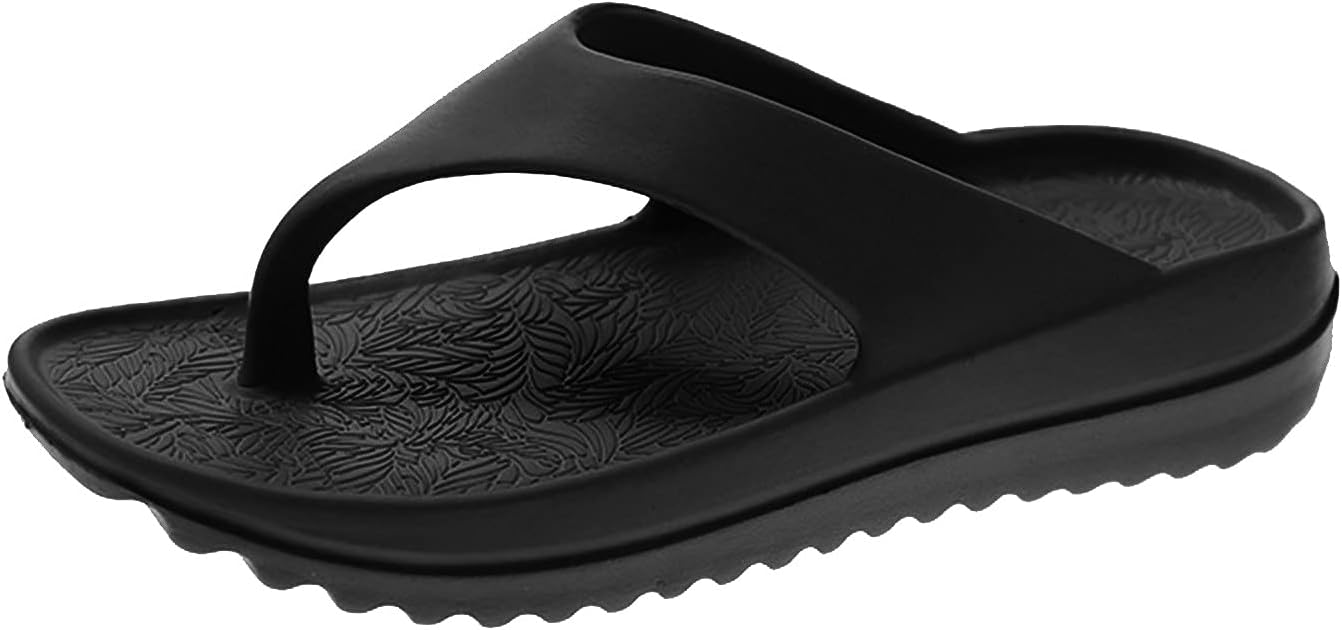 Cloud Flip Flops for Womens and Mens, Orthotic Lightweight Beach Pillow Slippers, Soft Cushion Flip-Flop Comfy Bath Spa Walking Sandals Pool Thong Slides