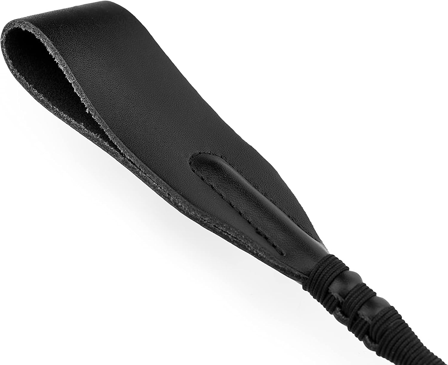 Horse Whip 27" Crop 18" Faux Leather Set Black Riding Whip Horse and Crops Equestrian Horse Whip Set