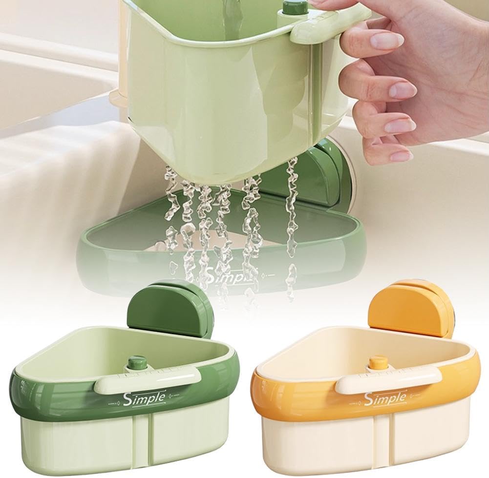 Sink Strainer Basket, 2025 New Faucet Hanging Strainer, Self-Cleaning Kitchen Sinks Food Waste Catcher for Dishwashing, RV, Small Spaces 2PCS