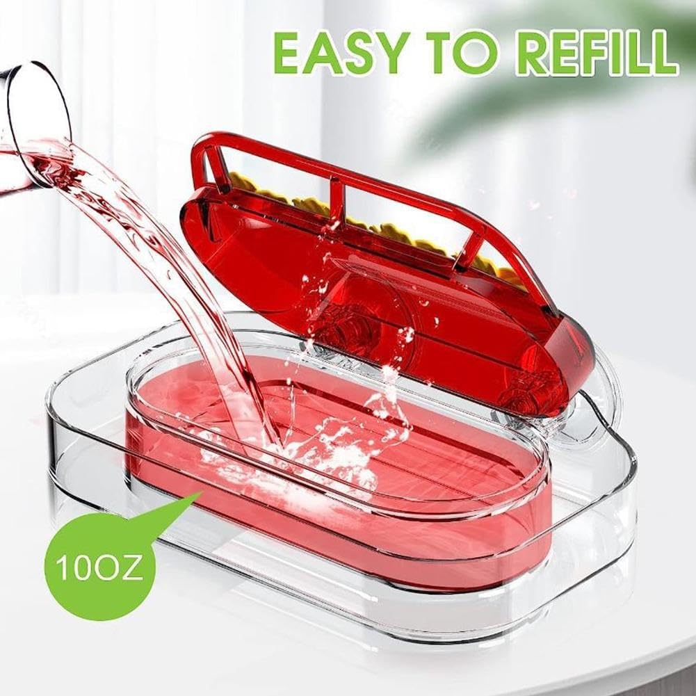 Window Hummingbird Feeders - Hanging Hummingbird Feeder with Suction Cup, Tabletop Humming Bird Feeder Bird Water Station Trays, Easy to Clean and Refill Plastic Humming Bird Feeder Yellow
