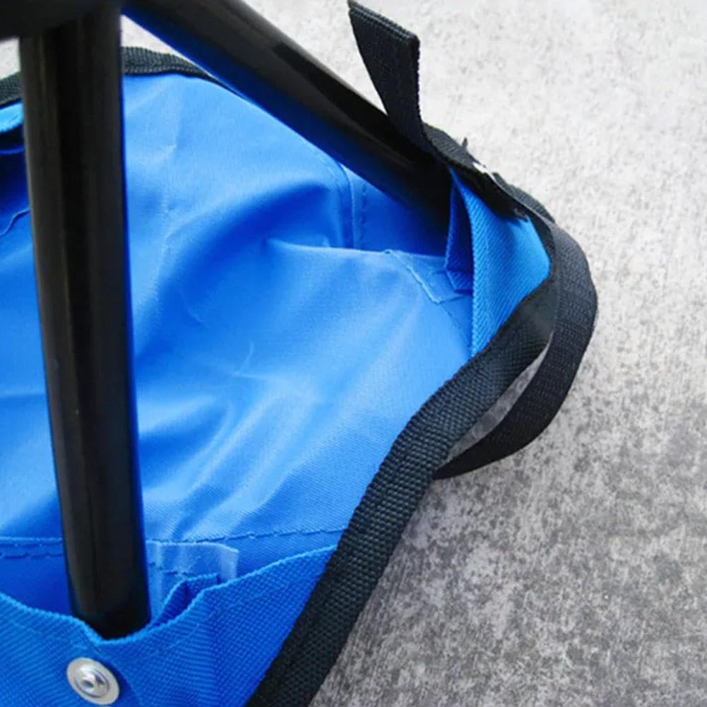 Travel Folding Camping Stool, Camping Fishing Stool for Adults, Portable Tripod Seat Fishing Chair Seat for Camping Fishing Hiking Gardening and Beach Garden Painting Red