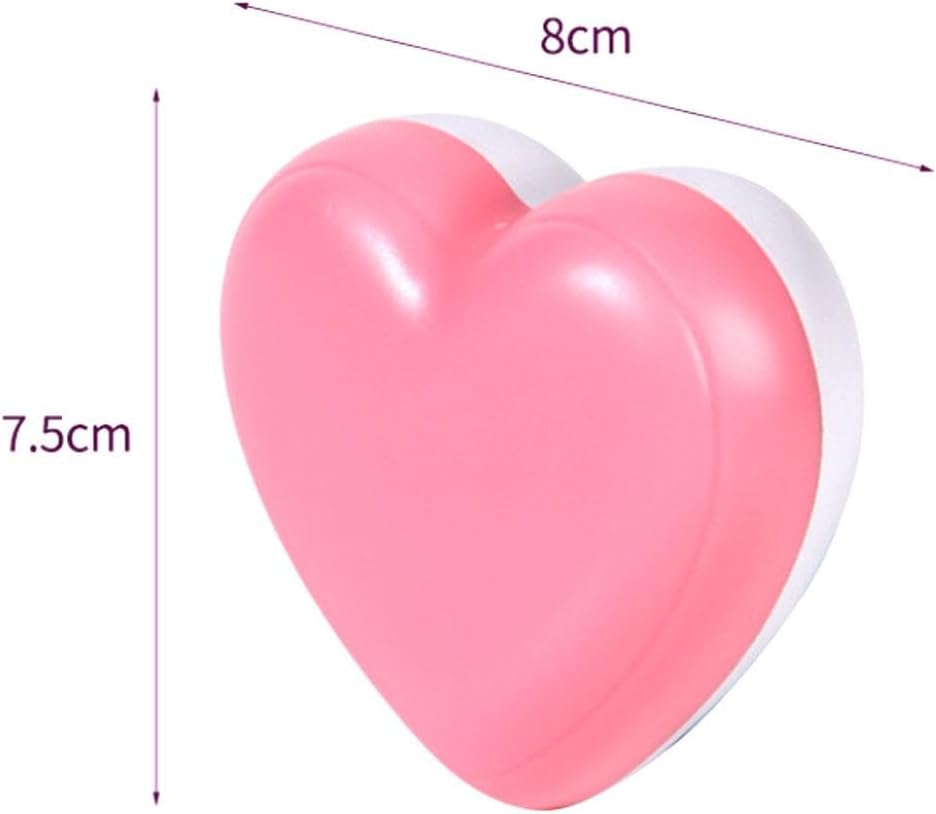 Love Heart Night Lights Plug into Wall - Heart Shape Nursery Nightlight with Light Sensors, Cute Soft LED Nightlight with Soft Warm Light for Bedroom, Nursery, Bathroom, Hallway White