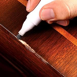Furniture Wood Repair Markers Kit,Touch Up Markers and Wax Sticks with Sharpener,for Stains, Scratches, Floors, Tables, Desks, Carpenters, Bedposts, Touch-Ups, Cover-Ups, Molding Repair - Set of 21