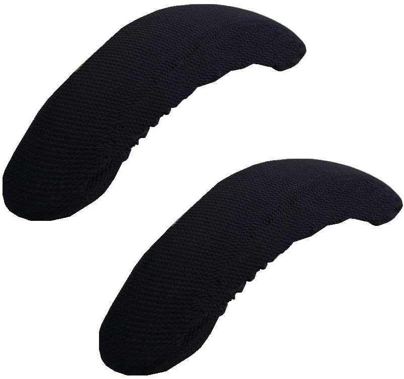 Removable Washable Office Chair Armrest Slipcovers Covers Pads Black