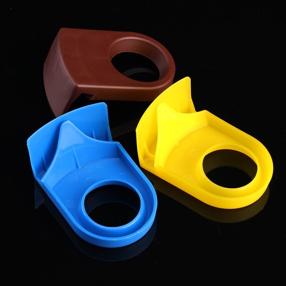 10pcs ABS Drink Clips Bottle Buckle Holders Beer Cocktail Snap for Schooner & Goblet Glasses Random Color