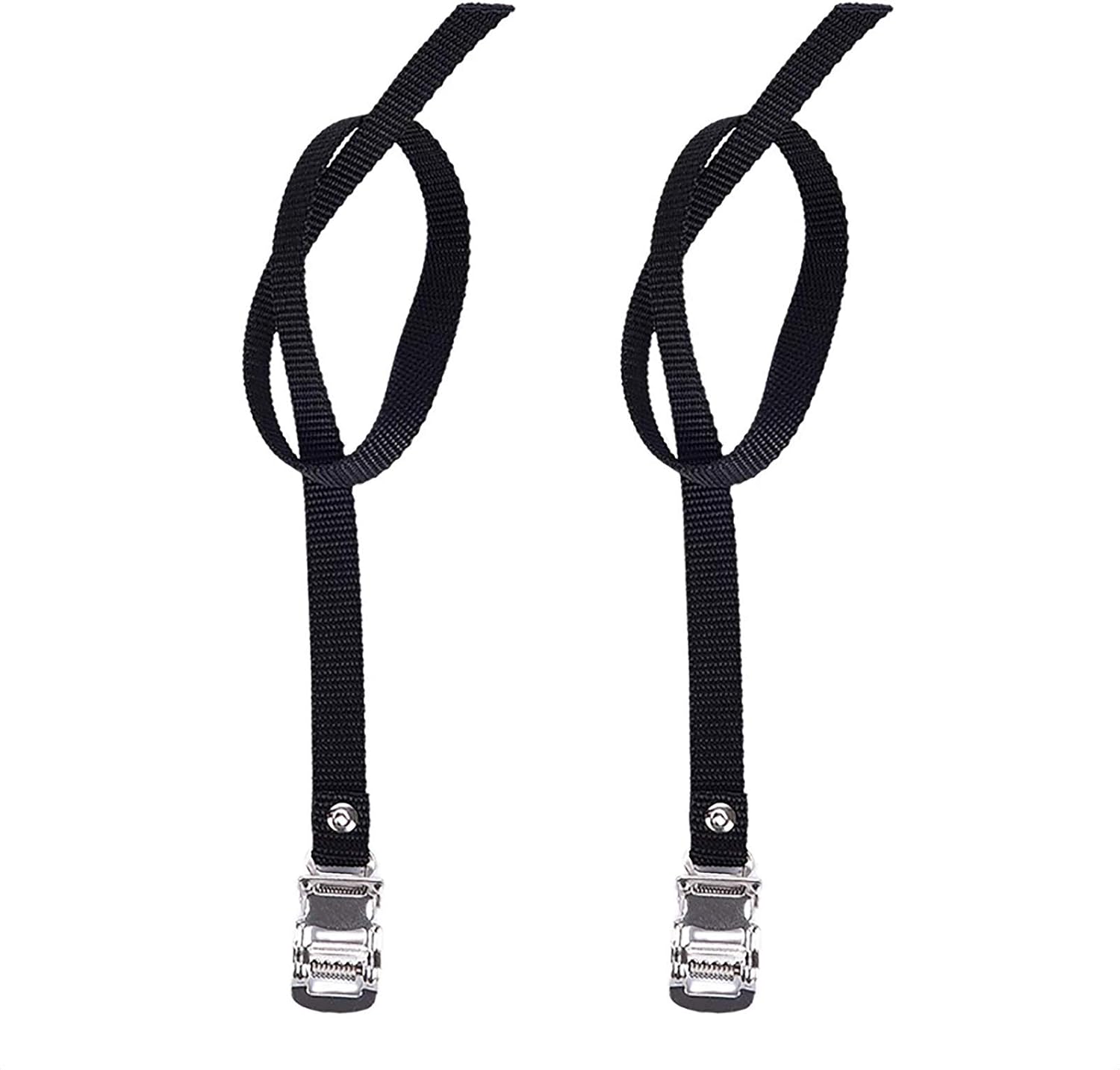 1 Pair Bikes Pedal Toe Straps Universal Replacement Foot Pedal Straps for Excersise Stationary Bike/Bicycle