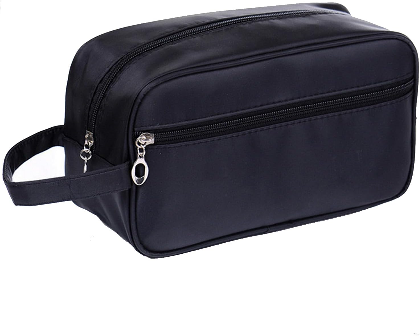 Toiletry Bag for Men, Portable Travel Wash Bags, Water-Resistant Shaving Bag Gym Shower Bathroom Bag Dopp Kit Make Up Bag Toiletries Accessories Organizer Black