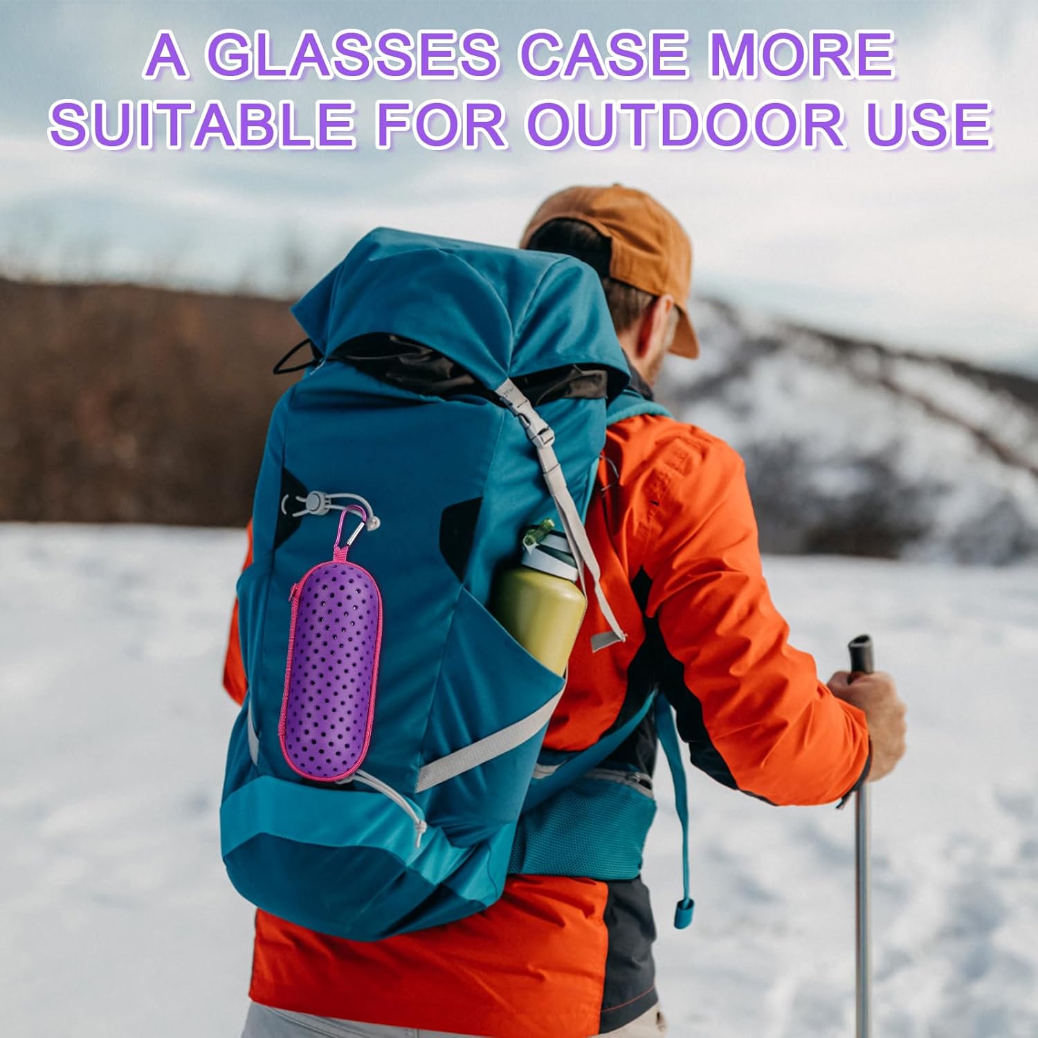 Swim Goggle Case For Swimming Goggles, Protective Cases for Goggles with Clip, Sunglasses, Goggles, Sports
