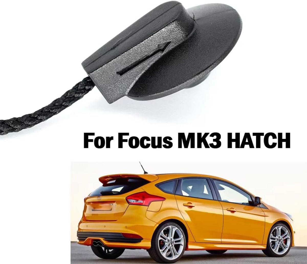 2PCS Parcel Shelf Fixing Cord, Parcel Shelf Fixing Strap, Car Parcel Shelf Cords Rear Parcel Shelf Strings for Focus MK3 2012-2017 Ford