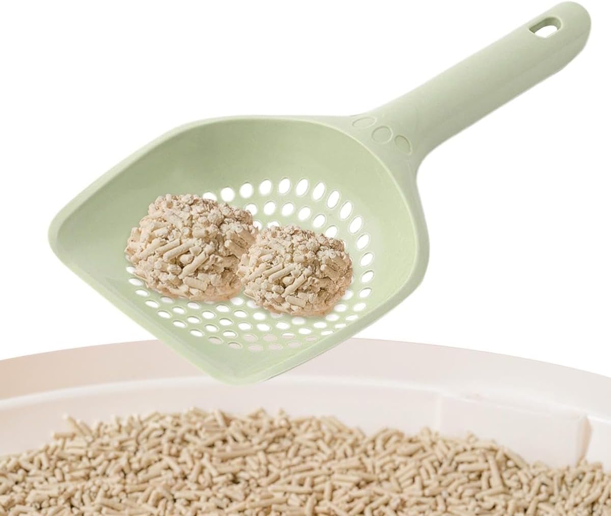Cat Litter Scoop, Kitten Pooper Lifter, Non Stick Sifter Poop Cleaner Corner Shovel,Cat Feces Scoop, Cat Cleaning Supplies, A Variety Of Colors Available, Durable And Reliable B